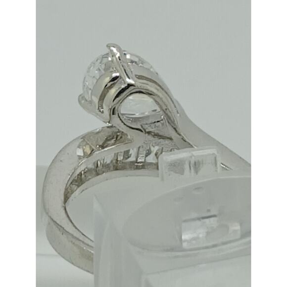 2.4CT Vintage Gold Plated Pear Radiant Cut Sim Diamond CZ Engagement Ring - Picture 10 of 10